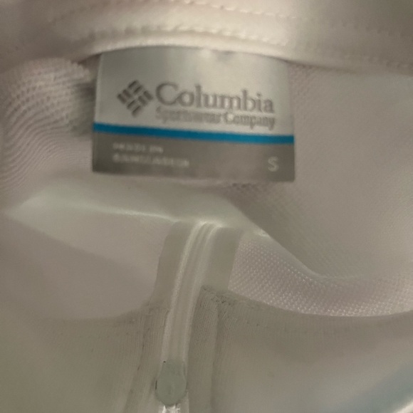 Columbia White Pullover 1/2 zip women’s small NWT - Picture 3 of 4